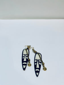 Fangs Tribe mask earrings