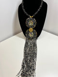 Extra long Black tassel